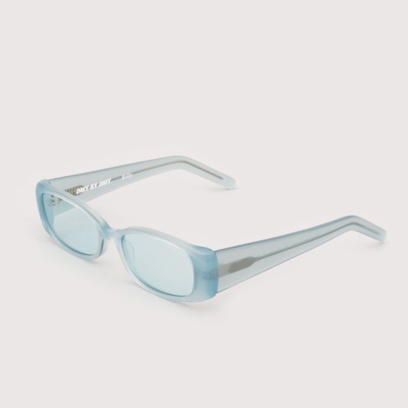 COPY - DMY BY DMY Billy (Milky Blue) Rectangle Sunglasses- NEW - Picture 9 of 11